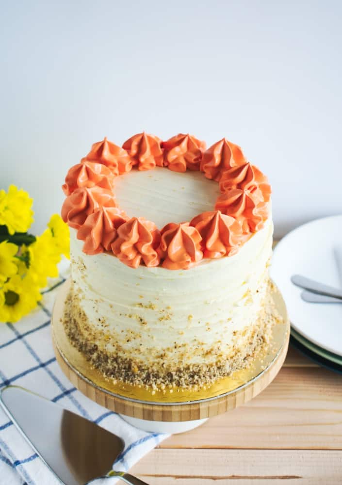 Carrot Cake With Orange Cream Cheese Frosting Ana S Baking