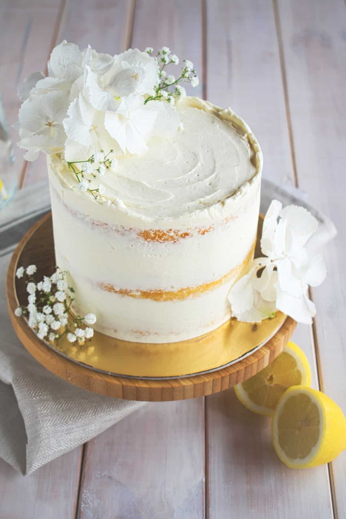 Lemon Elderflower (Royal Wedding) Cake Ana's Baking Chronicles