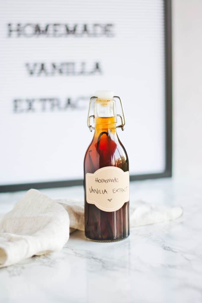 Homemade Pure Vanilla Extract
