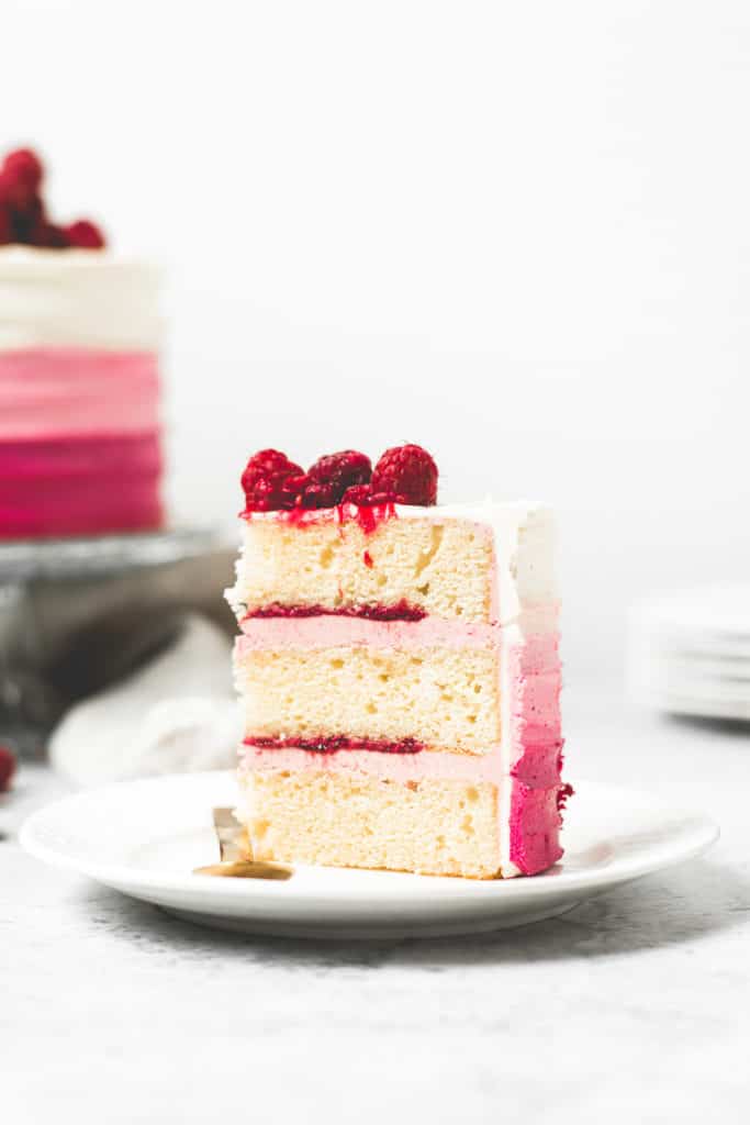 Raspberry Vanilla Cake | www.anasbakingchronicles.com