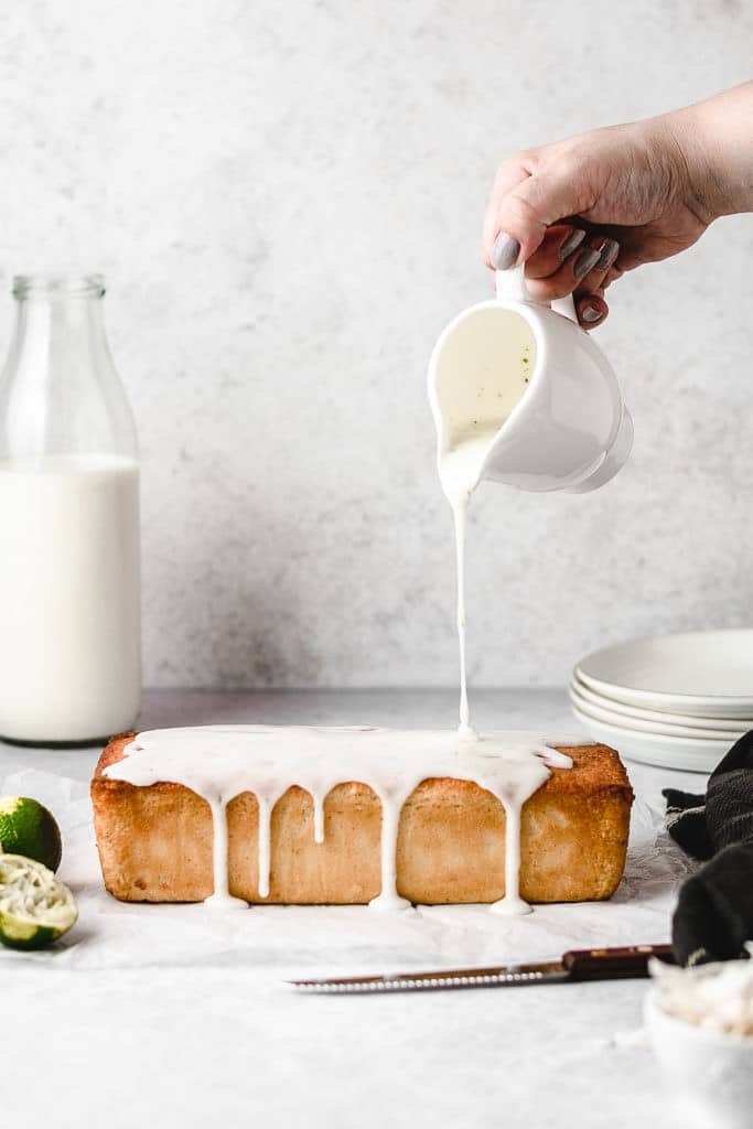 This Coconut Lime cake is super moist and tender, made with real coconut milk and lime juice. You can even make it dairy free! ⎪www.anasbakingchronicles.com