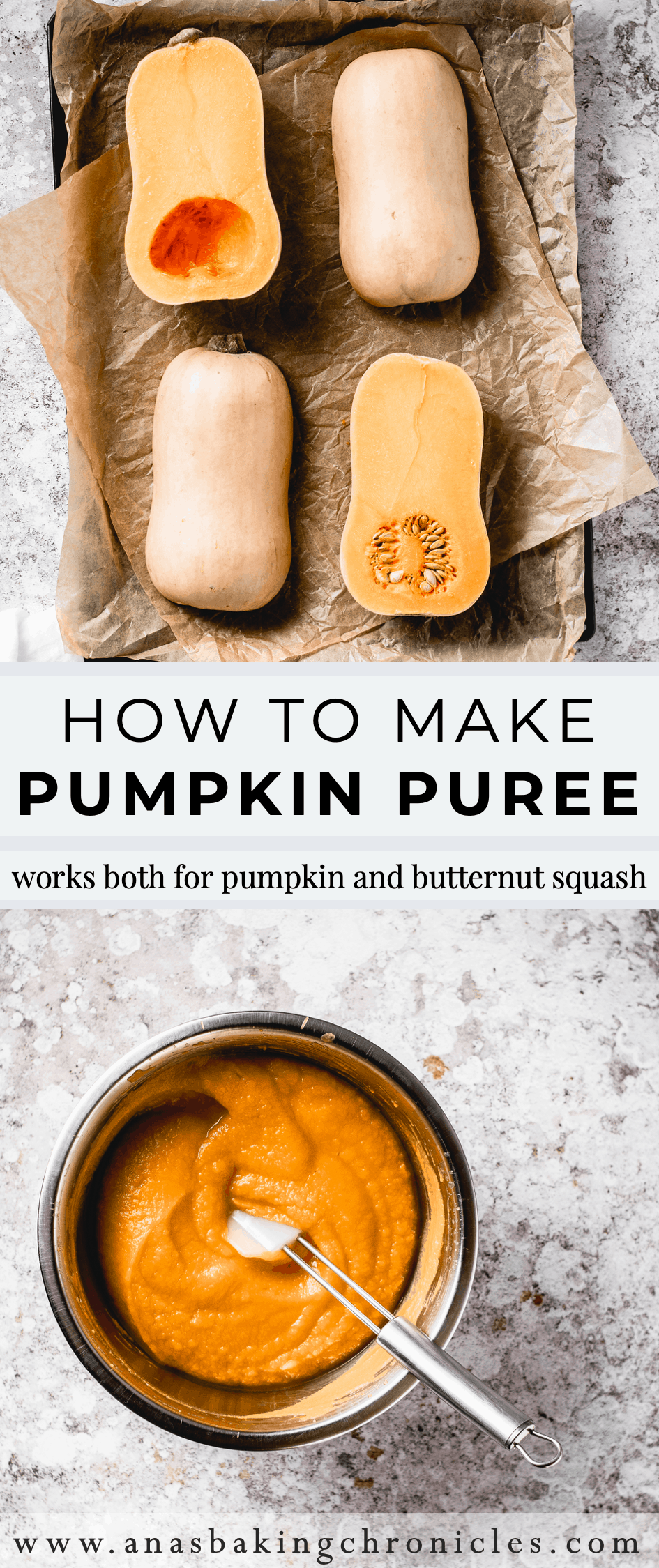 How to make homemade pumpkin puree