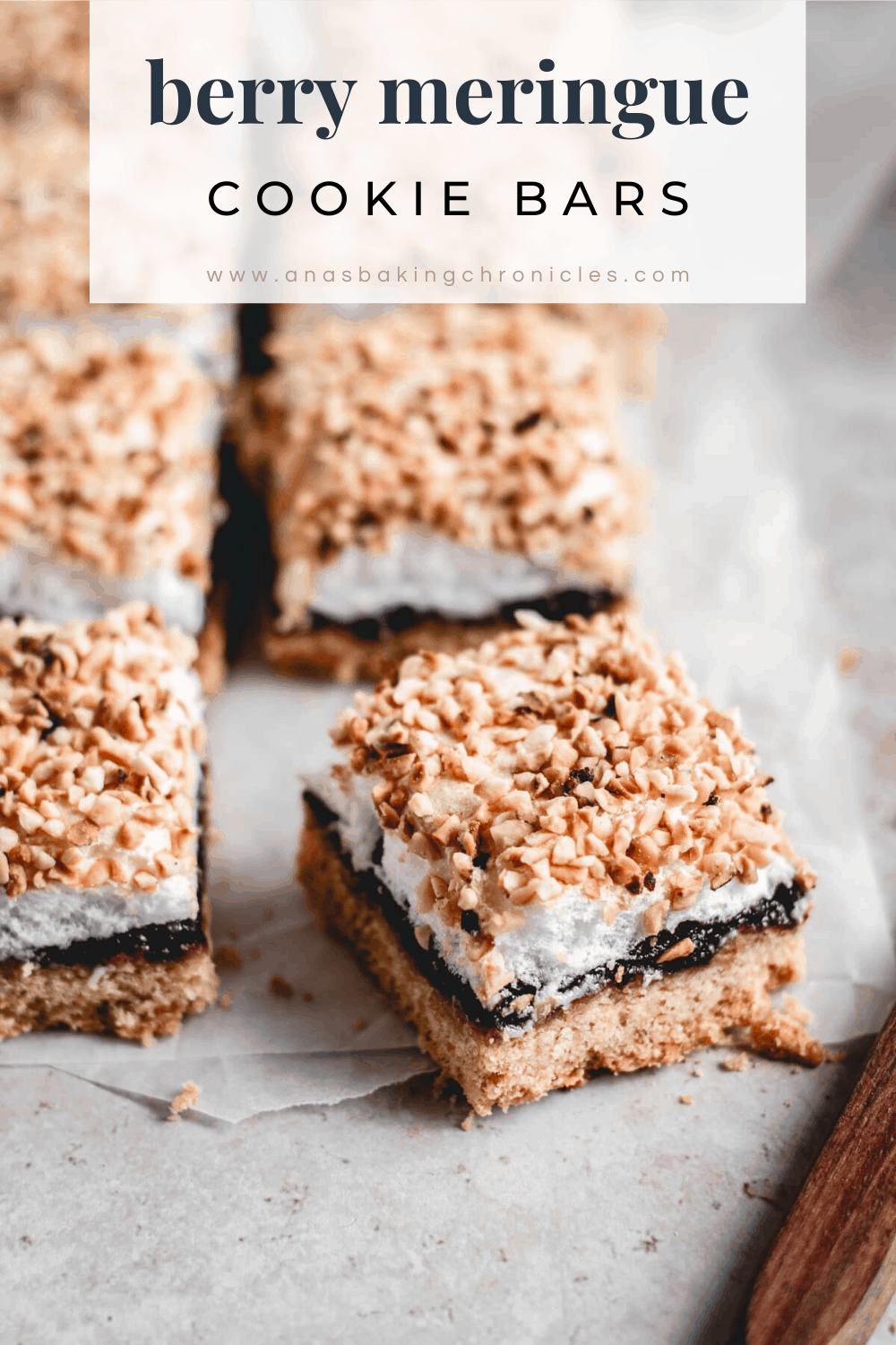 Berry Meringue Cookie Bars