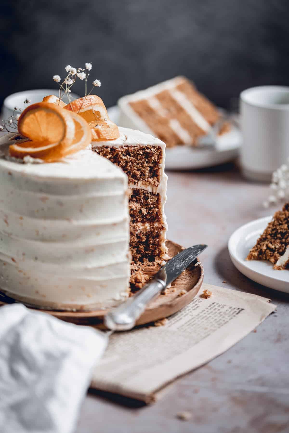 Carrot Cake with Cream Cheese Frosting | Ana&amp;#39;s Baking Chronicles