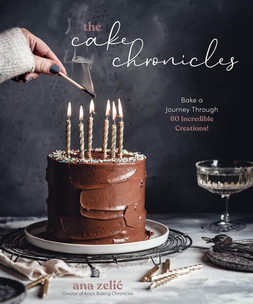 The cover of The Cake Chronicles Cookbook