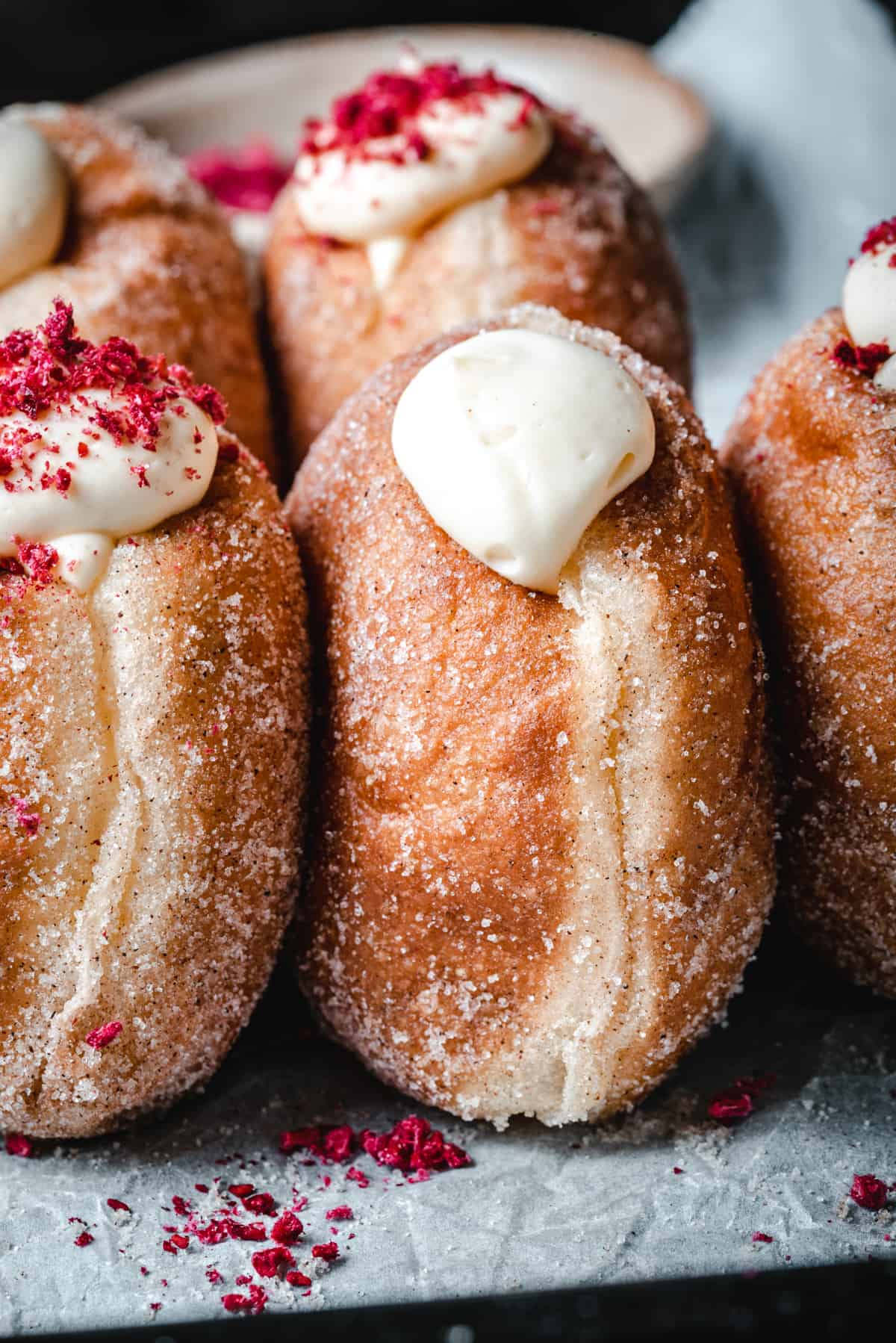 Super Soft Bavarian Cream Filled Donuts