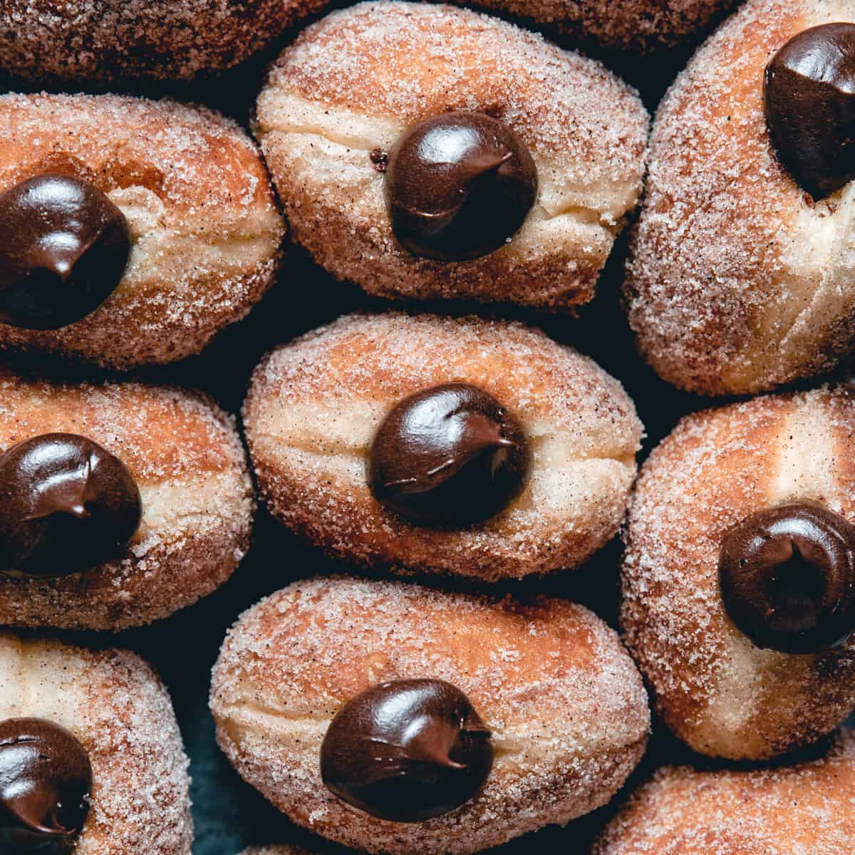 Nutella Filled Mini Doughnuts